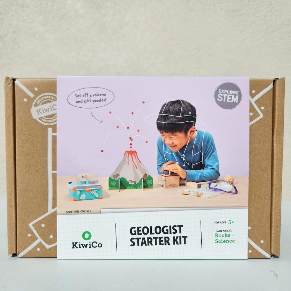 NEW KiwiCo. Kiwi Co. Geologist Starter Science Kit Craft Experiments School Supp